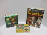3 Vintage Toys in Original Boxes - Shrunken Head, Wolfman, Pirates