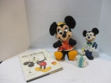 Vintage Disney Lot - Mickey, Minnie Mouse, and Cinderella