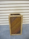 Rustic Wood Box/Umbrella Stand