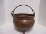 Vintage Brass Footed Cauldron
