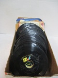 Collection of Vintage 45 Records - Johnny Mathis, Aretha Franklin, etc.