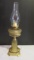 B&P Amber Glass Oil Lamp