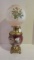 Hand Decorated Gone With the Wind Style Banquet Parlor Electric Lamp
