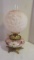 Handpainted Gone With the Wind Style Banquet Parlor Electric Lamp with