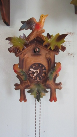 Small Song Bird Cuckoo Clock
