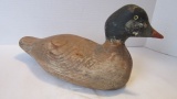Vintage Handpainted Wooden Duck Decoy