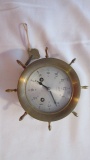 Vintage Schatz Brass Ships Bell 8 Day Wind-Up Clock