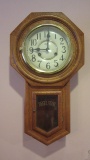 D&A Oak Regulator Wall Clock