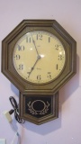 Lux Robertshaw Electric Regulator Wall Clock