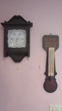 Airguide Weather Station and Vintage Thermometer