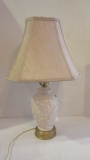 Vintage Aladdin Cream Alacite Electric Lamp