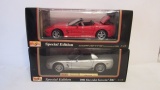 Maisto Special Edition 1:18 Scale Corvette Convertible (1998) and Corvette Z06 (2001)