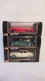 Three Maisto Special Edition 1:18 Scale Diecasts in Original Boxes