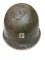 WWII Captain’s M1 Helmet of 318th Infantry Regiment 80th Div. with Liner