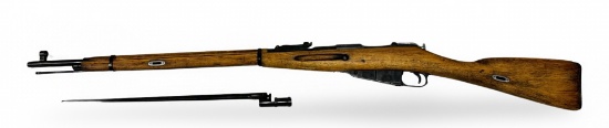 Excellent Russian Izhevsk HEX 1925 Mosin-Nagant M91/30 7.62x54r Bolt Action Rifle w/ Bayonet