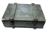 GHQ Jordan Armed Forces Marked Wooden Crate with Lid