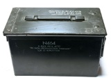 .50 Cal Metal Ammunition Box marked N464 Fuzes