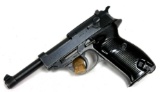 Interesting! WWII French Mauser P38 w/ FN Stacked ac44 Slide 9MM Pistol Diverted to Austrian Army