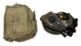 US GI M-17 Gas Mask Carrier & Gas Mask