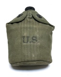 US WWII 1945 Dated Canteen, Cup & Cover