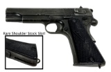 Rare Early Slotted WWII 3-Lever Nazi F.B. Radom VIS Mod P.35 9mm Semi-Automatic Pistol