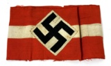 WWII German Hitler Youth Arm Band with RZM Tag