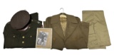 Interesting WWII D-Day Oral Surgeon Captain’s Uniform, and Overcoat Grouping