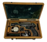 Cased Russian Izhevsk USSR Margolin MCM .22 LR Semi-Auto Olympic Target Pistol w/ 2 Matching Mags