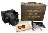 Original US WWII Army Air Force Graflex K-20 Aircraft Camera with Case - 1942 Dated