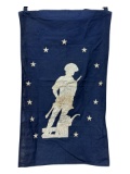Revolutionary War “Battle of Cowpens” 1781 Flag carried by Sergeant York Lindsey with History