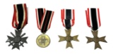 (4) German Nazi WWII War Merit Medals