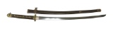 Excellent WWII 1943 Japanese Shin-Gunto Sword made by Swordsmith Ishihara Yoshisada with Scabbard