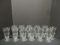 12 Clear Glass Footed Sundae Glasses