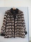 1981 Natural Multi-Colored Mink Tail Jacket