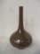 Vintage Brown Pottery Genie Vase Lamp Body/Vase