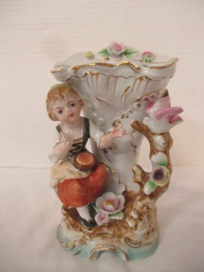 Vintage Capodimonte Porcelain Vase