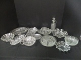 Grouping of Clear Glassware