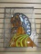 Horse Head Stained Glass Panel