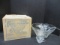 Midcentury Anchor Hocking Anchorglass Crystal Punch Set in Original Box
