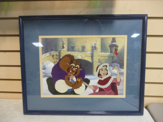 Disney Classic Artwork Collectors Edition Lithograph "Belle Tames the Beast" with COA