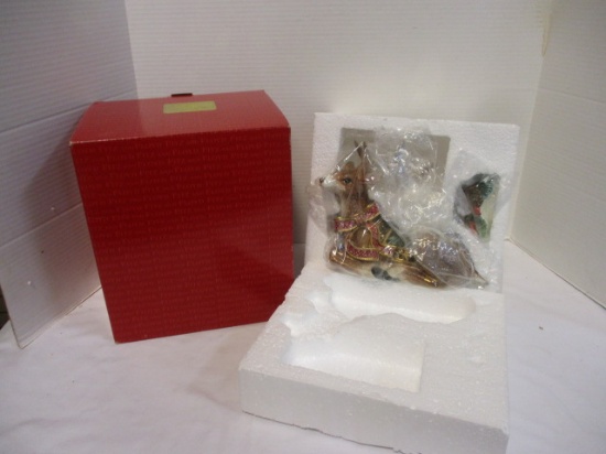 Fitz and Floyd Classics Holiday Pine Box in Original Box