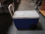Coleman 38 Quart Rolling Ice Chest with Handle