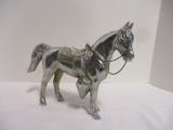 Midcentury FMC Silver Tone Trophy Horse Figure
