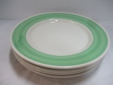 Four Oneida Stoneware Charger Plates