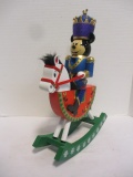 Authentic Original Disney Mickey Mouse Rocking Horse Nutcracker