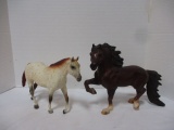 Reeves Breyer Stallion and Breyer Red Roan Stock Mare