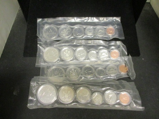 Lot of (4) 1987 Royal Canadian Mint Proof-Life Coins