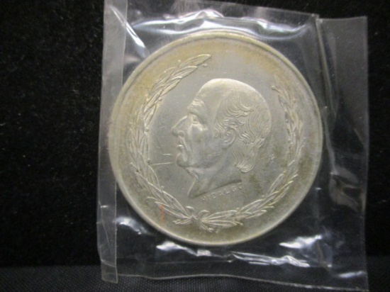 1953 Mexico 5 Pesos Silver UNC. Coin