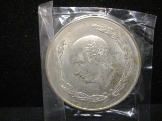 1953 Mexico 5 Pesos Silver UNC. Coin
