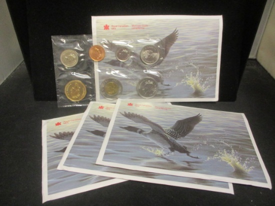 Lot of (4) 1997 Royal Canadian Mint UNC. Sets